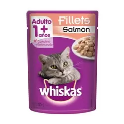WHISKAS POUCH 85 GR SALMON