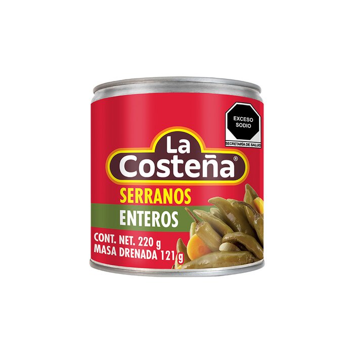 CHILE SERRANO LA COSTEÑA 220 GR