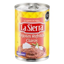 FRIJOL LA SIERRA REFRITO CLARO 440 GR