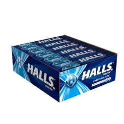 HALLS PAQ C/12 PIEZAS MENTA