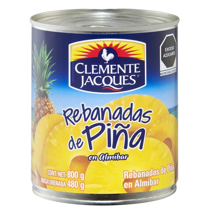 PIÑA REBANADA CLEMENTE JACQUES 800 GR