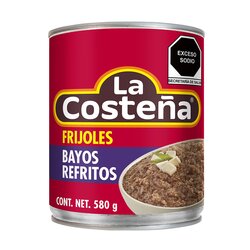 FRIJOL LA COSTEÑA REFRITO BAYO 580 GR