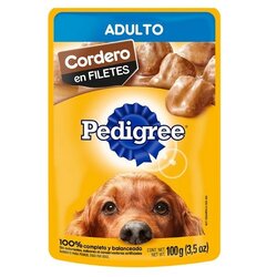 PEDIGREE ADULTO POUCH 100 GR CORDERO