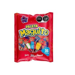 PALETA MAGUITO BOLSA DE 297.5 GR C/35 PIEZAS