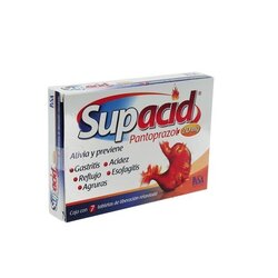 SUPACID 20 MG C/7 TABLETAS (GASTRITIS ACIDEZ Y REFLUJO)