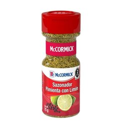 SAZONADOR PIMIENTA Y LIMON MCCOCRMICK 75 GR