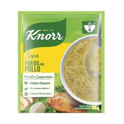 PASTA KNORR 95 GR FIDEO POLLO