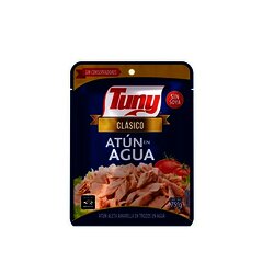 ATUN TUNY POUCH 75 GR AGUA ATUN TUNY POUCH 75 GR AGUA