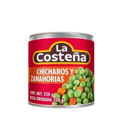 CHICHAROS CON ZANAHORIAS LA COSTEÑA 220 GR