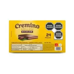 CHOCOLATE CREMINO BICOLOR C/24 DE 18 GR