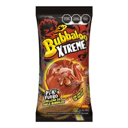 PALETA BUBBA XTREME FUEGO BOLSA CON 20 PIEZAS