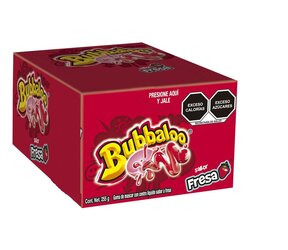 CHICLE BUBBALOO C/47 PIEZAS FRESA