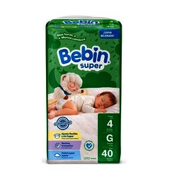 PAÑAL BEBIN GRANDE 40 PIEZAS