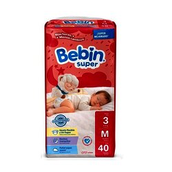 PAÑAL BEBIN MEDIANO 40 PIEZAS