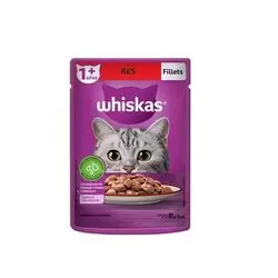 ALIMENTO PARA GATO WHISKAS POUCH RES 85 GR