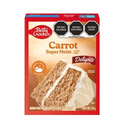 HARINA PASTEL BETTY CROCKER 375 GR ZANAHORIA