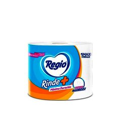 PAPEL HIGIENICO REGIO RINDE MAS ROLLO DE 400 HOJAS