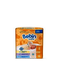 PAÑAL BEBIN CHICO 14 PIEZAS