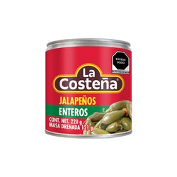 CHILE JALAPEÑO LA COSTEÑA PAQ C/6 DE 220 GR