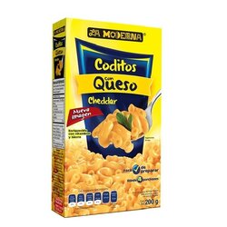 PASTA CODO CON QUESO MODERNA 200 GR