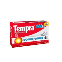 TEMPRA 500 MGR CON 20 TABLETAS