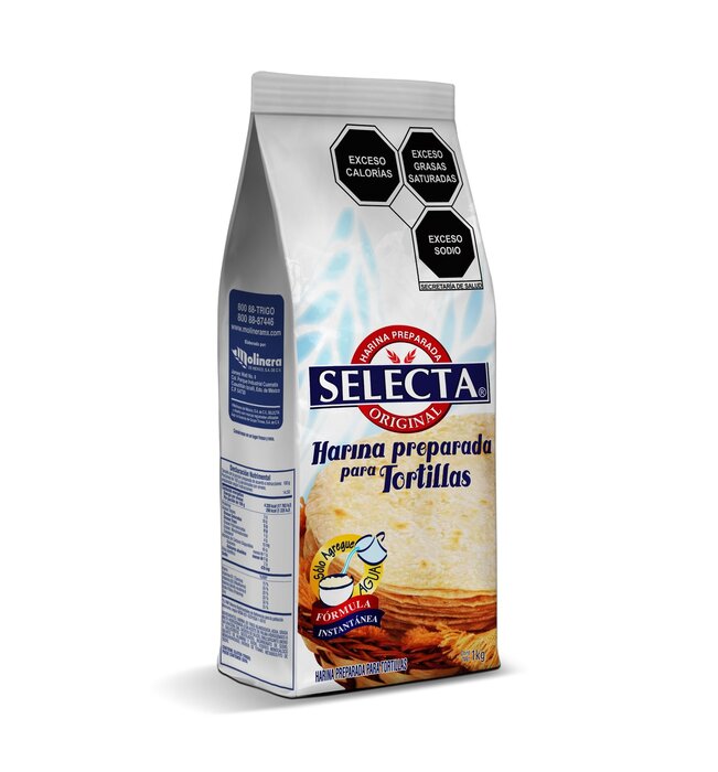 HARINA PREPARADA TORTILLA SELECTA 1 KG