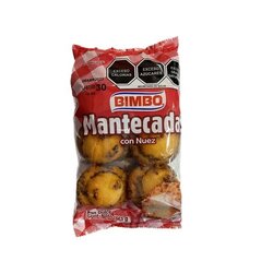 MANTECADAS BIMBO NUEZ 184 GR CON 6 PIEZAS