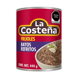 FRIJOL LA COSTEÑA REFRITO BAYO 440 GR