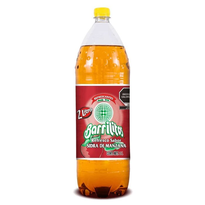 REFRESCO BARRILITOS 2 LITROS MANZANA