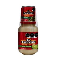 COMBO MAYONESA COSTEÑA 500 GR+1 LTA JALAPEÑO 220 GR GRATIS