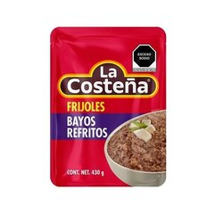 FRIJOL LA COSTEÑA REFRITO BAYO POUCH 430 GR