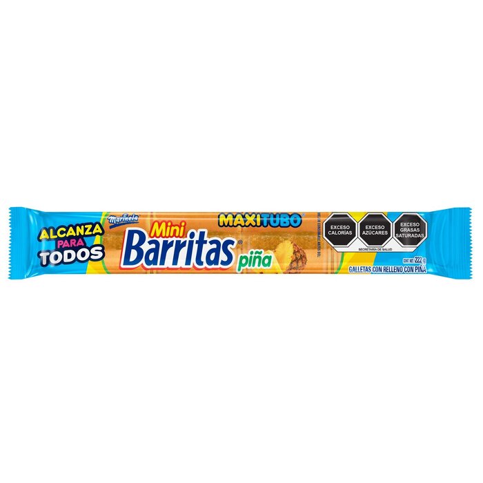 MINI BARRITAS MARINELA 222 GR PIÑA