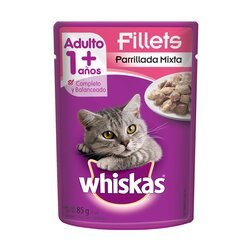 WHISKAS POUCH 85 GR PARRILLADA MIXTA