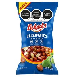 CACAHUATE SAL BOKADOS C/10 DE 45 GR