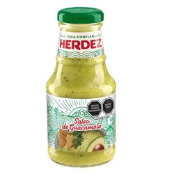 SALSA TIPO GUACAMOLE HERDEZ 240 GR