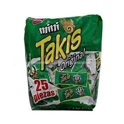 MINI TAKIS PAQUETE C/25 BSAS