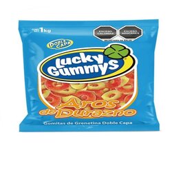 GOMA LUCKY AROS DURAZNO 1 KG