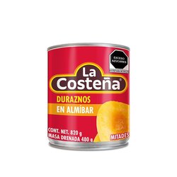 DURAZNO EN MITADES LA COSTEÑA 820 GR