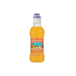 AGUA BONAFONT KIDS 300 ML NARANJA