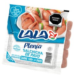 SALCHICHA DE PAVO LALA PLENIA 500 GR