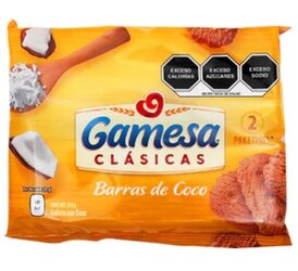 GALLETAS BARRAS DE COCO 212 GR