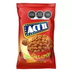 PALOMITAS EXPLOTADA ACTII 50 GR CHILE Y LIMON