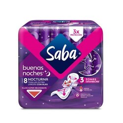 TOALLA FEMENINA SABA BUENAS NOCHES CON ALAS 8 PZ