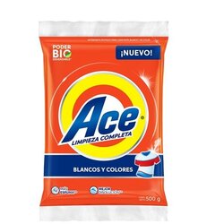 DETERGENTE POLVO ACE REGULAR 500 GR