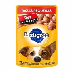 PEDIGREE RAZ PEQUEÑAS POUCH 100 GR RES