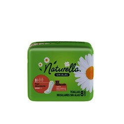 TOALLA NATURELLA SIN ALAS C/8 PIEZAS