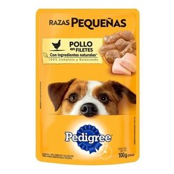 PEDIGREE RAZ PEQUEÑAS POUCH 100 GR POLLO