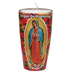 VELADORA CLASICA VIRGEN DE GUADALUPE