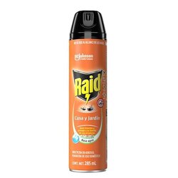 INSECTICIDA RAID CASA Y JARDIN 285 ML