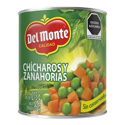 CHICHAROS CON ZANAHORIA DEL MONTE 215 GR